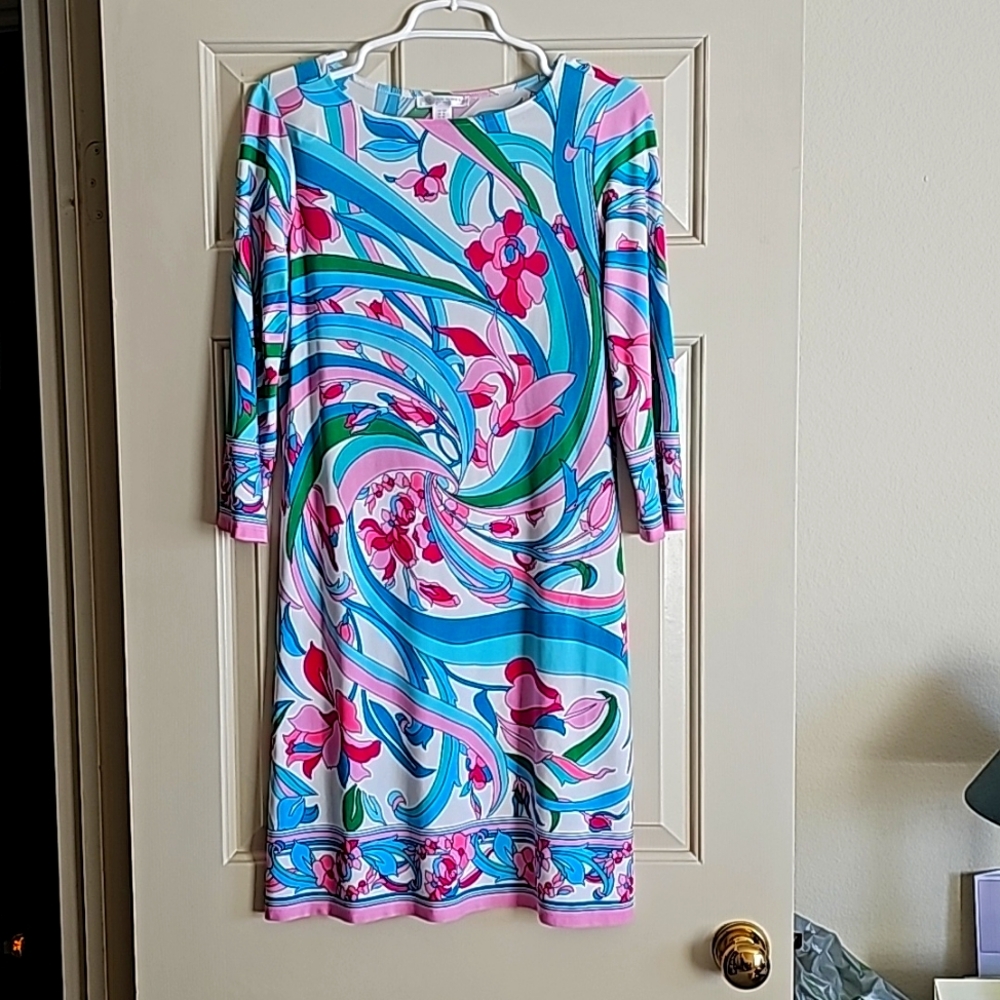 Sheath London TIMES dress 10 petite